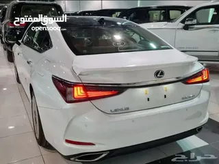  4 لكزس ES 350 بريمي بانوراما 2023 بروجيكتر اللون ابيض