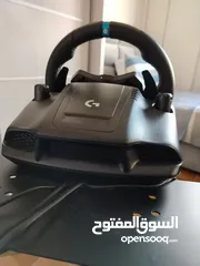  4 ستيرنج Logitech g923 مستخدم بحاله الوكاله بسعر ممتاز استخدام قليل مع قاعده و قير اصلي