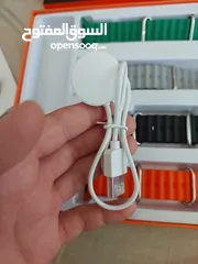 6 ساعه تتش كل التطبيقات جميله  جدا وتنشبك على الهاتف بلوتوثdt2  4in1 strap ultra watch ساعه ذكيه