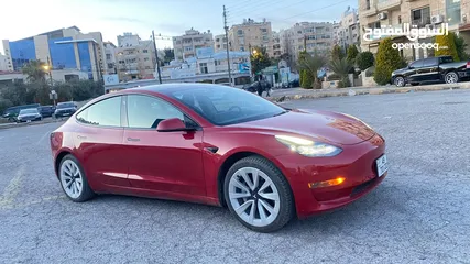  35 Tesla model 3 2022 standard plus/7 جيد / اتوسكور A/ عداد قليل كاش وبالاقساط