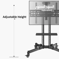  3 حامل تليفزيون مناسب لشاشة LCD وLED وبتقدر تعدّل ارتفاع الشاشة وزاوية المشاهدة  لفتره