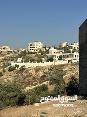  2 قطعة ارض للبيع ( الإطلالة الأجمل في منطقة بيرين)  واصل جميع الخدمات ( على قمة ام رمانة )