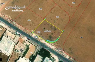  1 قطع ارضي للبيع في رجم الشامي
