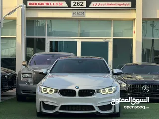  1 BMW  M4 Coupe GCC 2017 FULL OPTION FULL CARBON FIBER  بي ام دبليو  M4 كوبي خليجي 2017