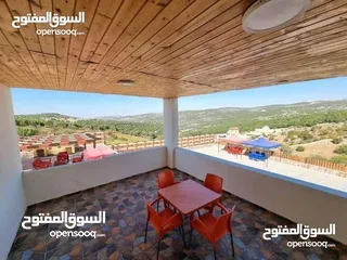  9 شاليهات واكواخ الغابه الخضرا عجلون منطقه اشتفينا
