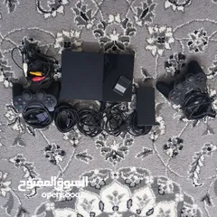  2 بلايستيشن 2 مع كامل أغراضها زي يلي بالصورة ركز فيها و تعال  قابل للتفاوض