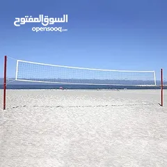  6 شبك  لعبة كرة الطائره الرمليه و المائيه طول   10 متر