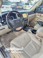  12 لكزس LX 2009 وكاله بهوان الفول اوبشن بممشى 270 KM فقط