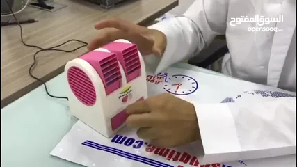  7 مكيف سياره صحراوي صغير متنقل يمكن تشغلية عن طريق وصلة ال USB نظام مروحه