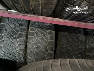  14 اطارات مستعملة للبيعيع جميع المقاسات من 13 ال/22 بكل الاحجام والانواع التواصل