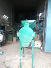  9 جاروشة قمح + جاروشة خبز +خلاط اعلاف + معاسة شعير + جاروشة ذرا ...