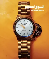  1 ساعة جديدة نوع سالكو ماكينة ياباني لون مكفول و ضد المي و اضاءة للبيع