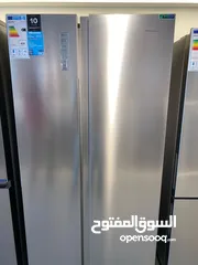  1 عرض نااار على ثلاجه هايسنس سايد باي سايد سلفر ستاتلس ستيل 508 لتر صافي