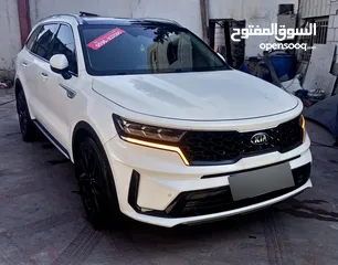  3 كيا سورنتو بسعر حرق حرق وكاش فل مسكر مع فتحه سقف بانوراما