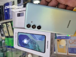  8 مستعمل ايام Samsung M55 5G رام 16 جيجا 256 أغراضة والكرتونه الأصلية متوفر توصيل