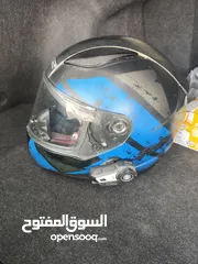  3 خوذه نوع LS2 مع سماعة بلوتوث