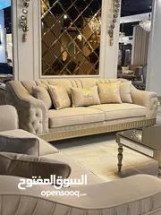  9 افخم أشكال الكنب المصنوع من خشب السويد الكامل وقماش الدانلوب وقماش الوتر بروف الفخم