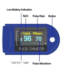  3 جهاز فحص نسبة الاكسجين LK88 Fingertip Pulse Oximeter
