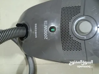  9 مكنسه كهرباء سامسونج 2000 وات شغاله 100% افحص قبل ما تشتري الله يبارك لصاحب النصيب