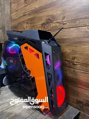 4 كمبيوتر جيمنغ كور اي 9 كامل مع الشاشة والكرسي والطاولة