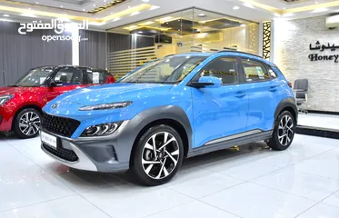  1 Hyundai Kona 2.0L ( 2023 Model ) in Blue Color GCC Specs