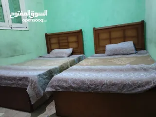  1 غرفة فى شقه مفروشه بها سريرين للايجار بالشوربجى خلف جامعة القاهرة الجيزة