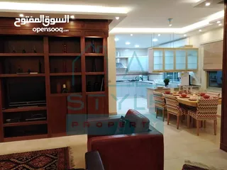  2 شقة مفروشة طابق اول في عبدون الشمالي مساحة الشقة 140 متر مربع