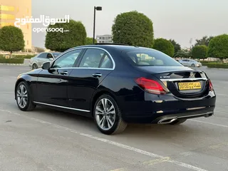  5 مرسيدس C300 2019 عداد ألكتروني نظيفة و ممشى بسيط