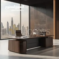  1 مكاتب مميزة بواجهات زجاجية بمجمع قيد الانشاء للبيع في دير غبار
