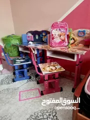  3 مكاتب أطفال الروضة والابتدائي (من عمر 5 – 9 سنوات) الطاولة المثالية لطفلك للدراسة واللعب براحة وأمان