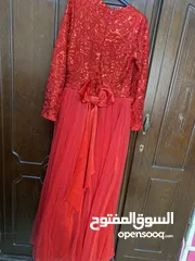  4 فستان خطبه او عرس شرعي استعمال مره واحده