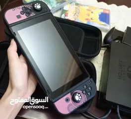  2 نينتندو سويتش OLED (مستعمل كالجديد) + لعبتين nintendo switch oled