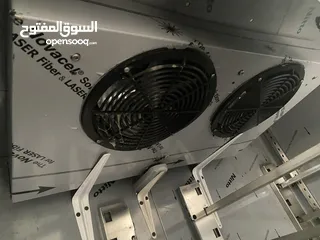  4 فريزر واقفة بابين ستانلس صواني 60*40سم
