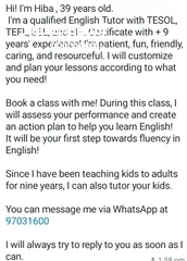  2 English teacher