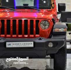  16 Jeep Wrangler Unlimited Sport ( 2019 Model ) Red Color GCC Specs