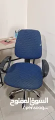  1 كرسي دوار لون ازرق
