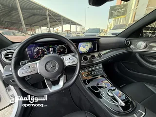  16 مرسيدس E350 2020 AMG فحص كامل فل اضافات اعلى صنف وارد المانيا ممشى قليل بحالة الوكالة