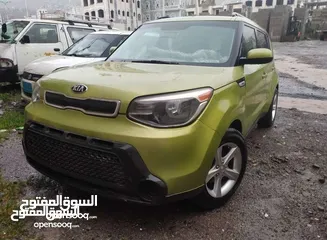  21 كيا سول 2015 جير عادي نظيف كرت 5200$ مجمرك