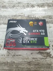  1 للبيع كرت شاشه msi GTX 970 GAMING 4G