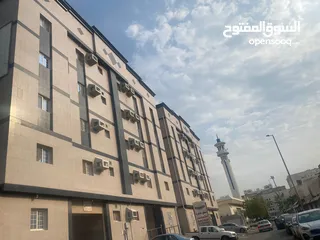  1 شقة غرفتين وصاله بشارع فلسطين خلف بندة بجوار مسجد بلال
