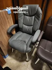  4 كراسي انتظار/كراسي محاضرات /كراسي ضيف كراسي عيادات جلد شبك مريحة وبمواصفات طبية wanting chair ergono