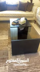  1 طاولة وسط لون بني محروق استعمال بسيط