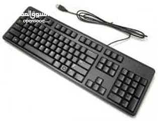  1 DELL KB216-BK-SCHI كيبورد أسود ديل فل كيبورد 