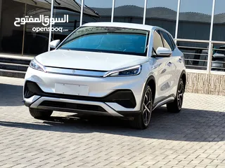  3 تم وصول BYD YUAN PLUS البطارية الكبيرة فحص كامل لون سلفر مميز بي واي دي يوان بلس عداد قليل