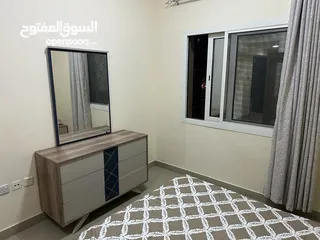  5 (md sabir )Two rooms and a hall, two bathrooms, a balcony overlooking the sea, furnished, in Sharjah