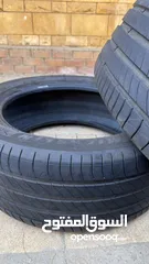  3 عدد3 كاوتش ميشلان تيوبلس 225 /25 r17 بحاله ممتازه