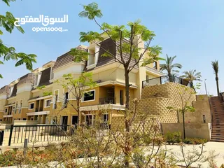  27 S villa بجاردن و رووف للبيع في كومباوند راقي جدا بفيو علي landscape و السعر خيالي