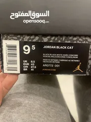  4 Jordan black cat