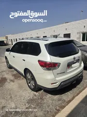  9 NISSAN PATHFINDER 2015 SV GULF GCC SPEC  FULL OPTIONS نيسان باثفايندر 2015 خليجي بحالة الوكاله