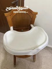  1 كرسي طعام وكرسي هزاز